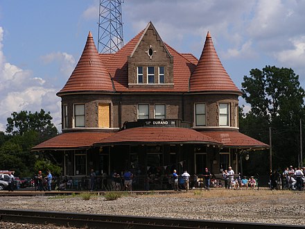 Durand Union Station, the crossroads for Michigan's railroads.