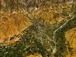 Satellietfoto van Doesjanbe