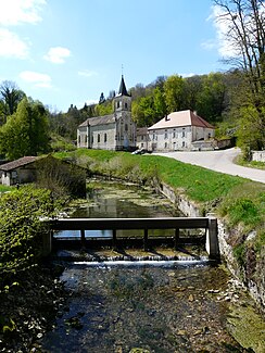 The river in Ecot-la-Combe