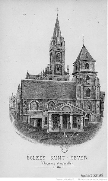 File:Eglise Saint-Sever (ancienne et nouvelle).jpeg