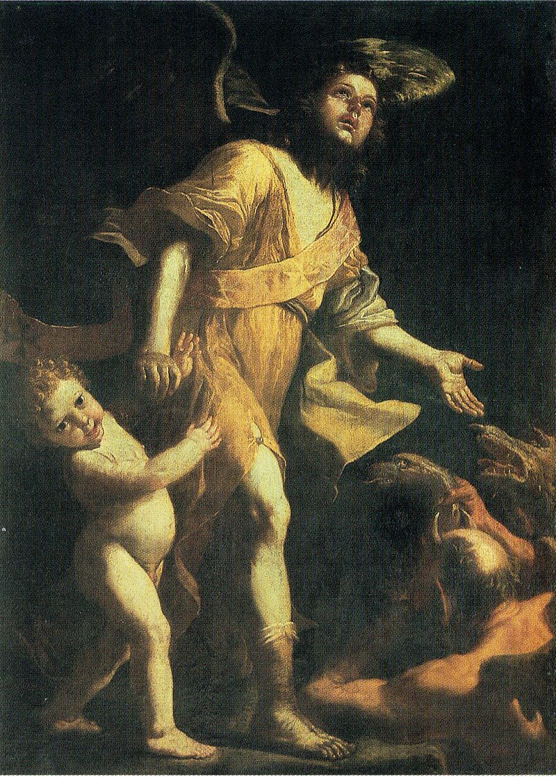 El Ángel de la guarda, de Matías Pretti (Capilla de los Dolores de la catedral de Sevilla).jpg