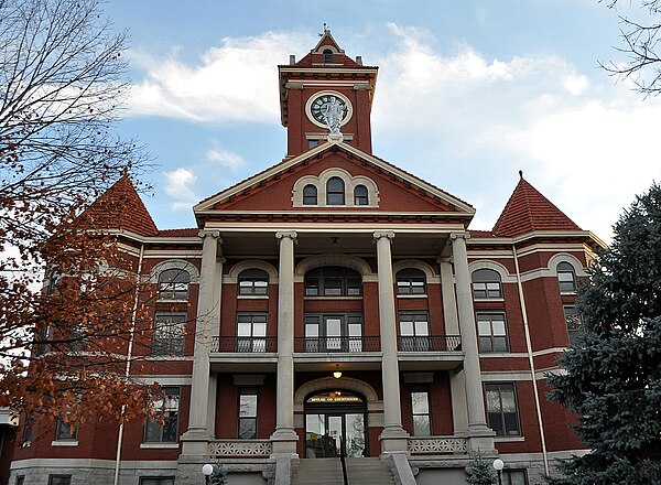 Butler County Courthouse, built 1909