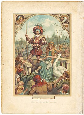 Элизу везут в телеге на казнь. Иллюстрация Стюарта Харди для голландского издания рубежа XIX-XX вв.
