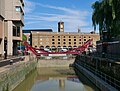 Entrance lock of St Katharine Docks.