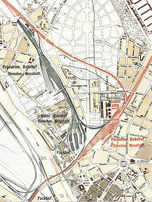 A design plan from 1895 Entwurfplanung Bahnhof Dresden-Neustadt1895.jpg