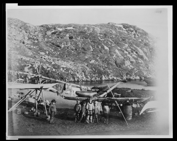 File:Eskimo children at Proven, Greenland, July 27,1881 - G.W. Rice photo. LCCN2009634179.tif