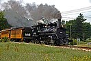 Ex-D&RGW #464 on the Huckleberry Railroad