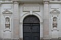 * Nomination: Main Entrance door of Église Sainte-Croix, Nantes.--Jsamwrites 19:38, 11 October 2022 (UTC) * Review  Comment Perspective is good overall, but still too much unsharp to me. --Sebring12Hrs 07:56, 13 October 2022 (UTC)