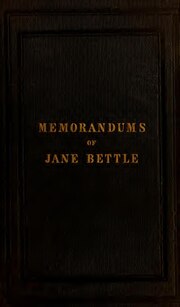 Thumbnail for File:Extracts from the memorandum of Jane Bettle (IA extractsfrommemo01bett).pdf