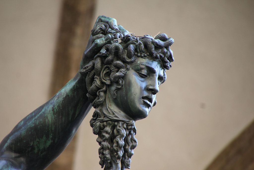 Firenze, Perseo con la testa di Medusa (06)