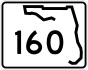 State Road 160 маркері