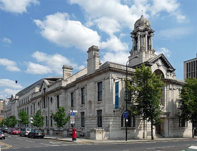The former Bethnal Green Town Hall