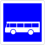 Vignette pour Panneau routier d'indication d'un arrêt d'autobus en France