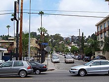 The music video for "Borderline" was filmed at Yucca Corridor in Hollywood, Los Angeles. Franklin avenue.jpg