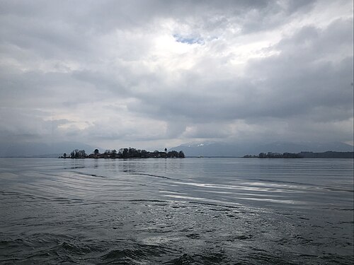 Fraueninsel island in Chiemsee lake