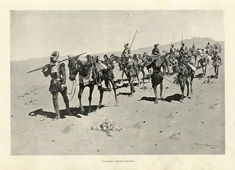 File:Frederic Remington - Coronado's March.jpg