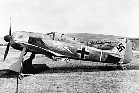 Jagdflugzeug FW 190A-3, bestimmt für "totale Operationen"