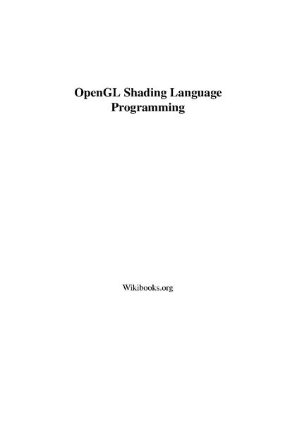 File:GLSL Programming.pdf