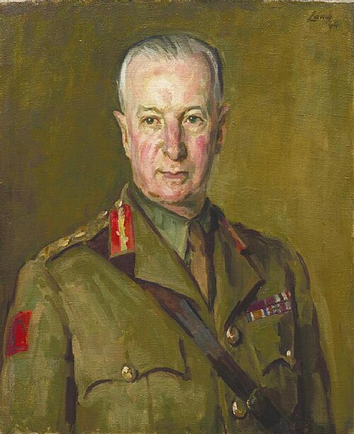 Sir Frederick Pile, GOCinC, AA Command, during the Second World War