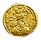 Gold coin with the image of Khosrau II.jpg