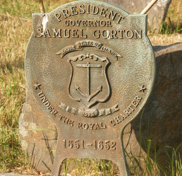 Samuel Gorton governor's medallion