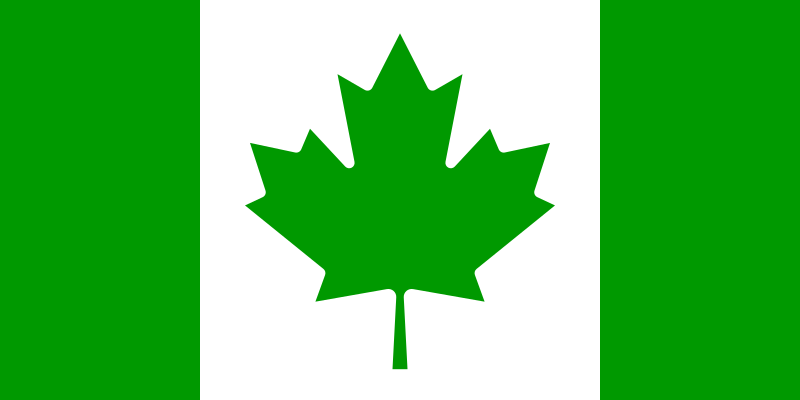 File:Green Flag of Canada.svg