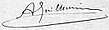 handtekening van Auguste Guillemin