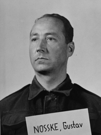Gustav Nosske i amerikansk fångenskap.