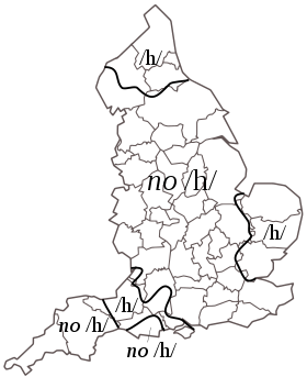 L'omission du h aspiré en anglais remonte au XIIIe siècle et s'explique en partie par l'influence de l'anglo-normand.