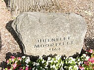 Moorfleeter Kirchenweg, Gedenkstein: Gründung von Hamburg-Moorfleet