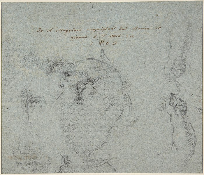 File:Head of a Woman (recto); Head of a Child, Study of Children's Forearms (verso) MET DP809490.jpg