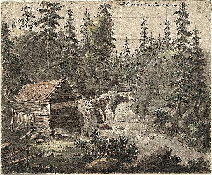 File:Heinrich August Grosch - Foss, Sorknes i Østerdalen - NG.K&H.B.06491 - National Museum of Art, Architecture and Design.jpg