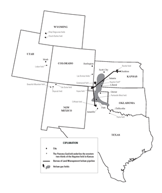 <span class="mw-page-title-main">Helium production in the United States</span> Overview of the inert gas in the North American country