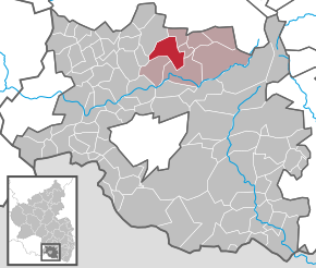 Poziția ortsgemeinde Hermersberg pe harta districtului Südwestpfalz