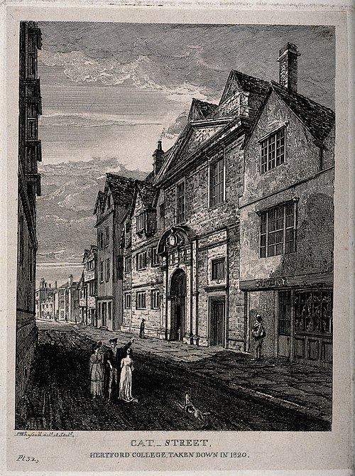 The Catte Street gate, before 1820