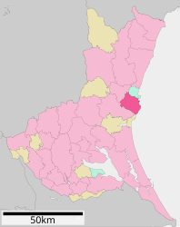 Hitachinaka – Mappa