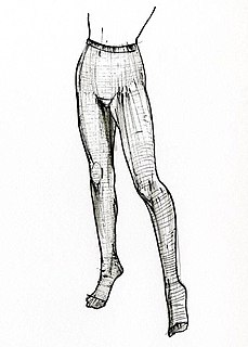 Die Strumpfhose ist ein einteiliges Beinbekleidungsstück, das den Körper hauteng von der Taille abwärts komplett bedeckt. Es bedeckt Fuß, Bein und Unterleib, ist meist gewirkt oder gestrickt und wird wie ein Strumpf angezogen.