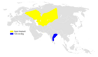 Aire de répartition de l'Hypolaïs bottée