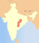 India Chhattisgarh locator map.svg