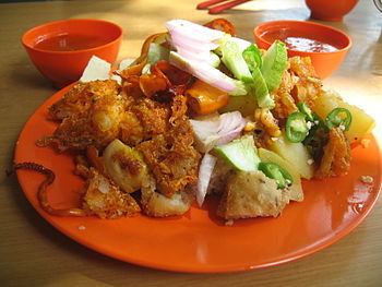 Indian rojak in Singapore.