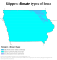 Iowa Köppen.svg