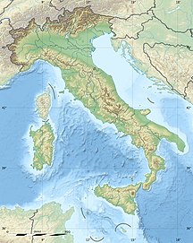 イスキア島の位置（イタリア内）