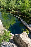 Jacob's Well is a spring in Texas Hill Country.