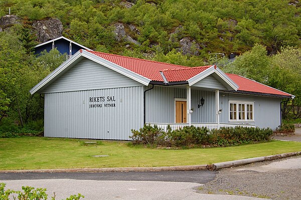 A Kingdom Hall of Jehovah's Witnesses in Norway.