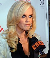 Jenny McCarthy speaking against the use of vaccines. She remains convinced that they caused autism in her son. Jenny McCarthy 2012.jpg