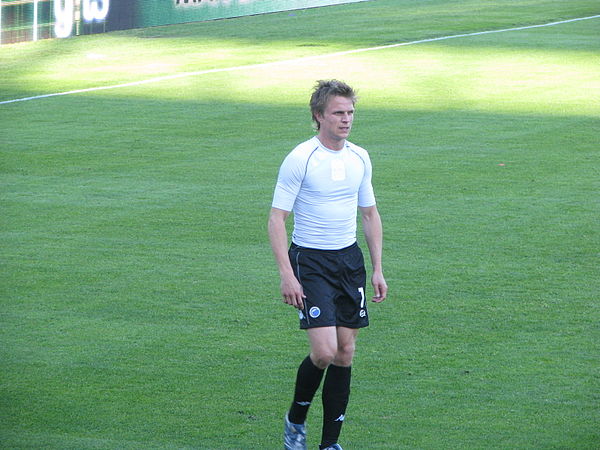 Jesper Grønkjær during a Copenhagen warm-up