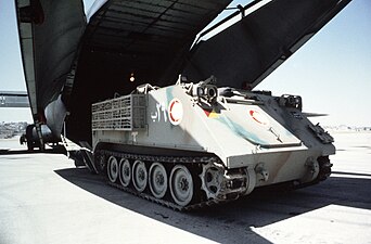 נגמ"ש M113 המשמש את חיל הרפואה הירדני