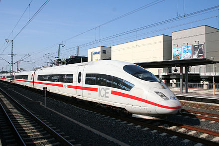 Long-distance high-speed trains arrive at Bahnhof Siegburg-Bonn rather than the Hauptbahnhof