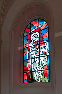 Window in Church St. Nikolaus, Sundern-Meinkenbracht, Germany