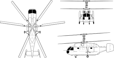 Kamov Ka-27 orthographical image.svg